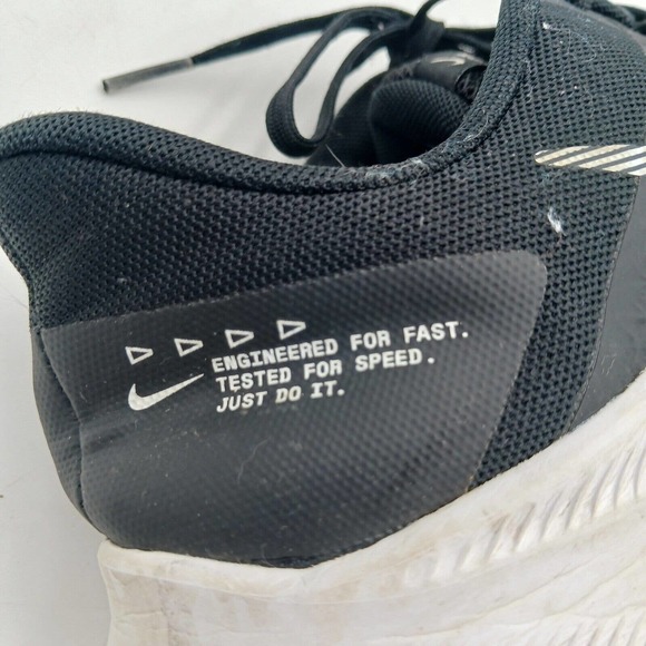 Nike Mens Quest 4 DA1105-006 Black‎ Running Shoes Sneakers Size 8 - Picture 5 of 7